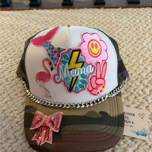 Colorful Embroidered Trucker Hat